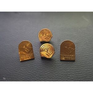 United Way Lapel Pins Set Of 4 Gold Tone‎ Pins